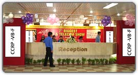 CONGRESS CENTRE RECEPTION PILLARS VINYL BANNERS