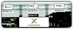 MAIN ENTRANCE - FLEX BANNERS (GATE 1) MAIN UNIVERSITY ROAD